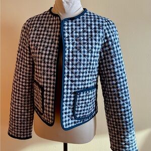 House of Harlow 1960 Black and White Checkered Blazer NWT Size S